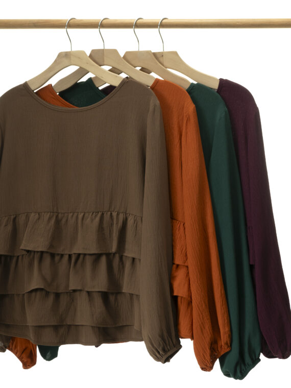 Blusa Con Vuelos