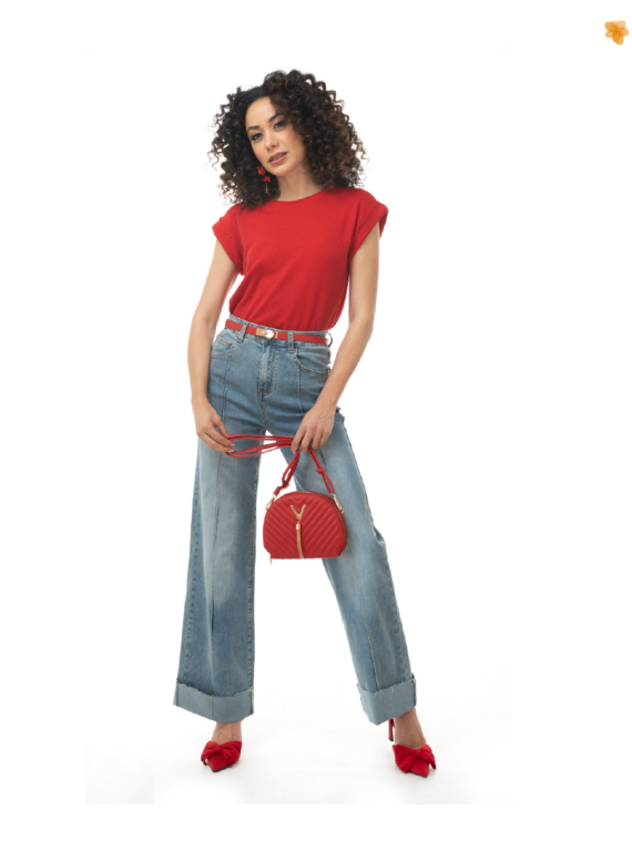 Blusa - Jeans Wide Leg
