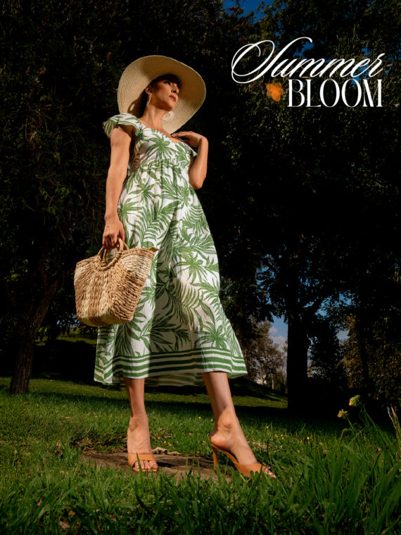 Vestido Estampado - Bolso De Playa