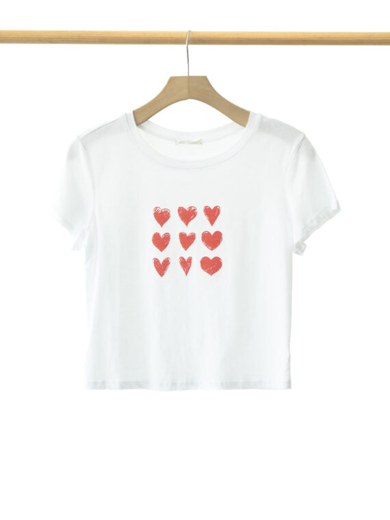Blusa Diseño De Corazones