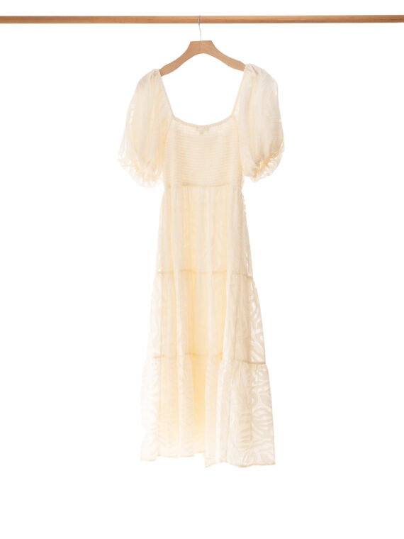 Vestido Manga Bombacha