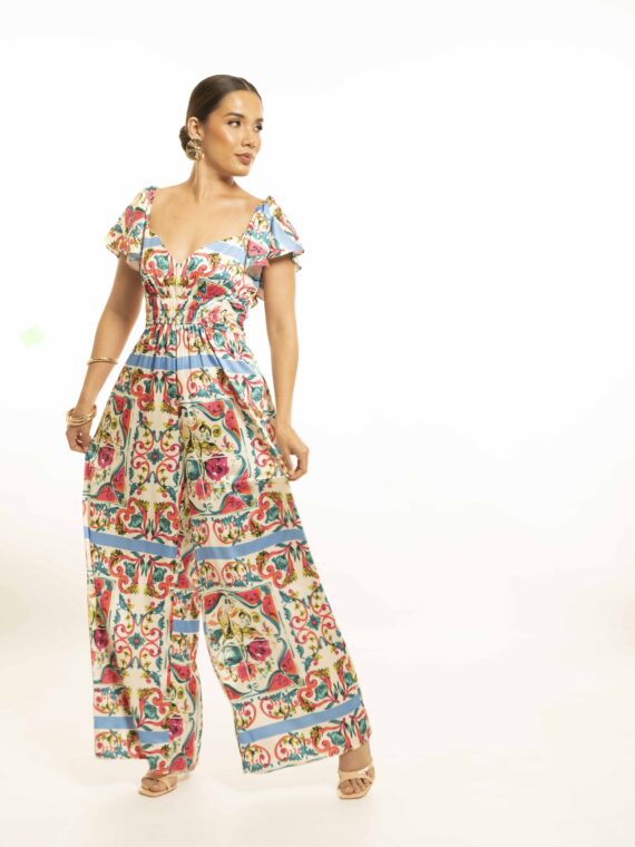 Jumpsuit Satinado  Estampado