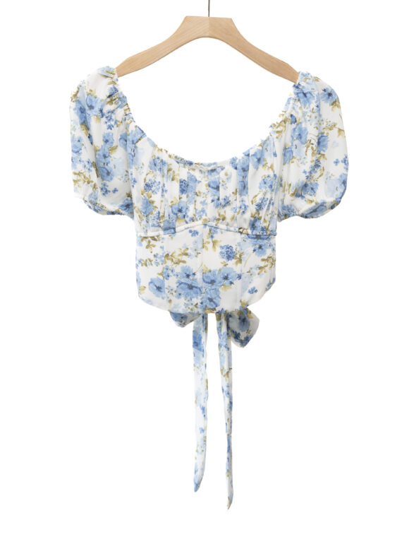 Blusa Corta Estampada