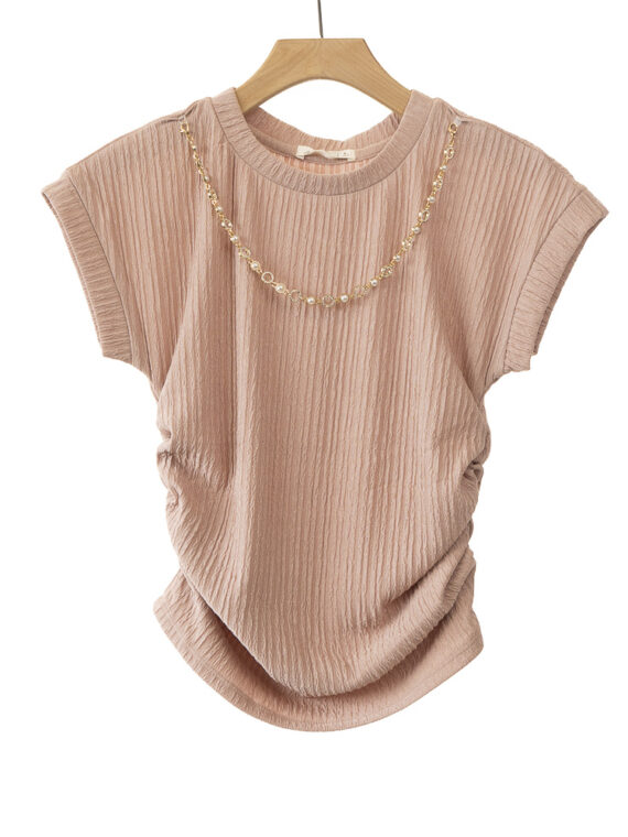 Blusa Detalle de Collar