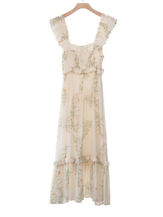 Vestido Estampado Midi
